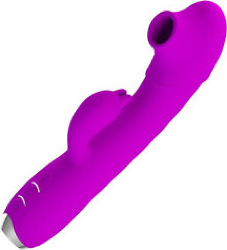 Pretty Love - Regina Oppladbar Vibrator-Sucker Purple