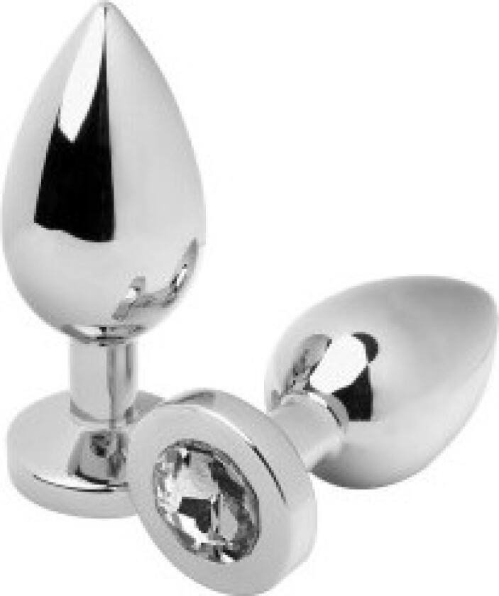 - Anal Plug Diamond Transparent Medium 7,62Cm