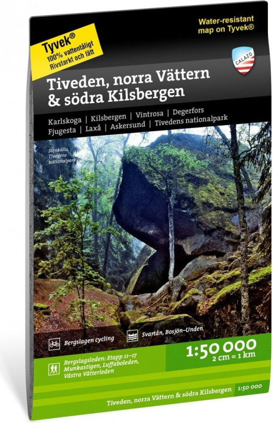 Tiveden, Norra Vättern & södra Kilsbergen 1:50.000 OneSize, NoColour