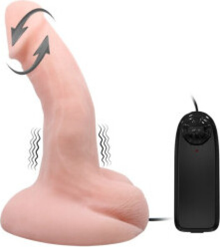 Baile - Vilkårlighet Dildo vibrasjons- og rotasjonsfunksjon