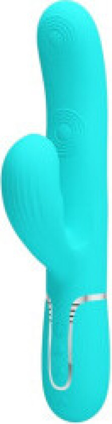 Pretty Love - Perlita Multifunction 3 I 1 G-Spot Vibrator Aqua Green