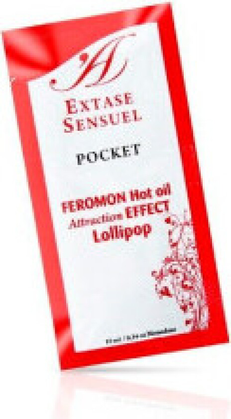 - Massasjeolje Med Varmeeffekt Feromoner Lollipop 10 Ml