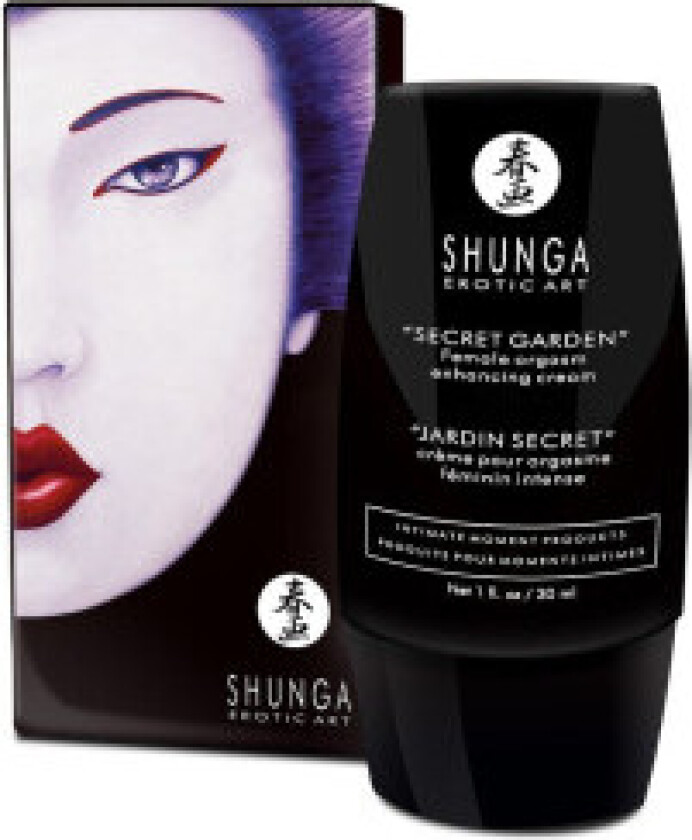 Shunga - Intens kvinnelig orgasmekrem hemmelig hage