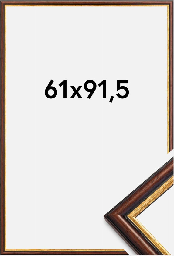 Ramme Siljan Akrylglass Brun 61x91,5 Cm