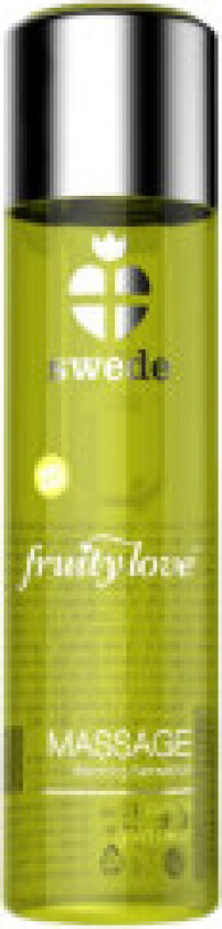 - Fruity Love Warming Effect Massasjeolje Vanilje Og Gullpære 120 Ml