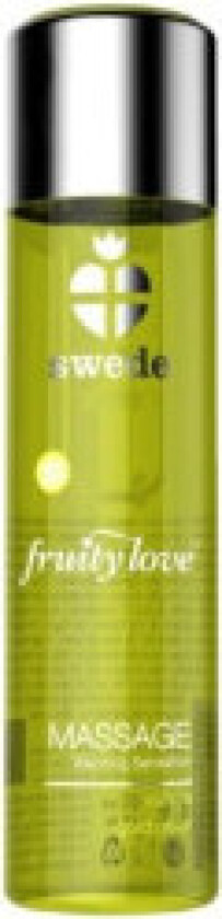 - Fruity Love Warming Effect Massasjeolje Vanilje Og Gullpære 60 Ml.