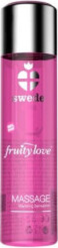 - Fruity Love Warming Effect Massasjeolje Rosa Grapefrukt Med Mango 60 Ml