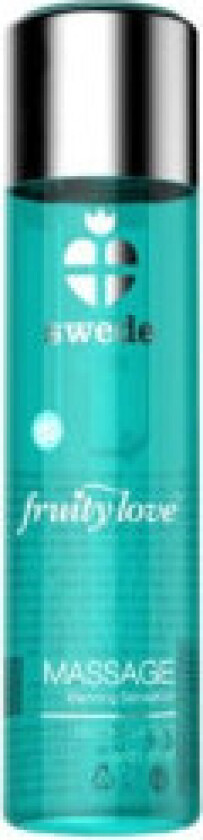 - Fruity Love Warming Effect Massasjeolje Solbær Og Lime 60 Ml