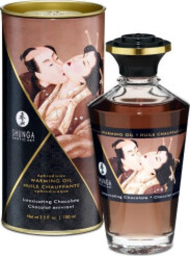 Shunga - Massasjeolje Med Varmeeffekt Intens Sjokoladesmak 100 Ml