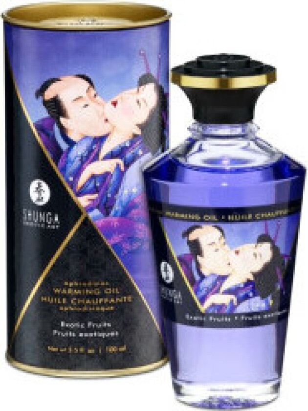 Shunga - Varmeeffekt Massasjeolje Eksotiske frukter Smak 100 Ml