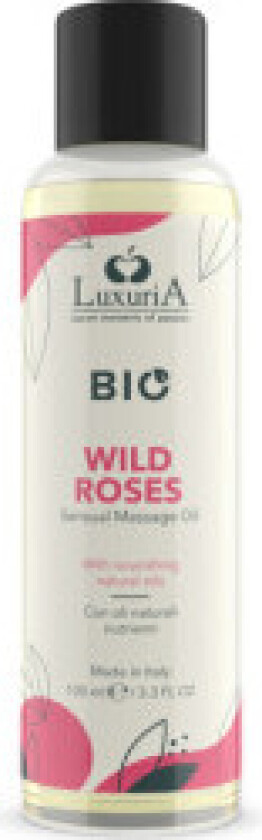 - Bio Wild Roses Massasjeolje 100 Ml
