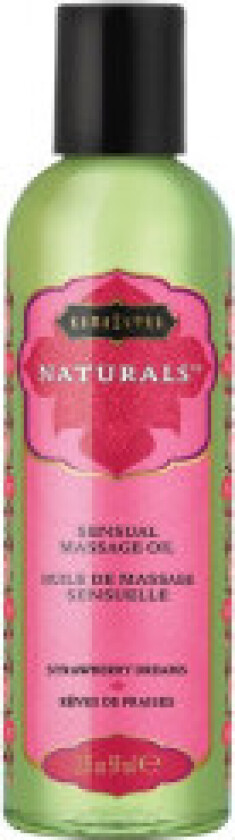 Kamasutra - Naturlig massasjeolje Strawberry Dreams 59 Ml