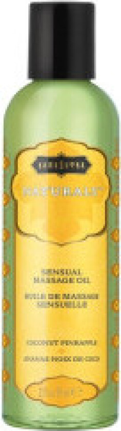 Kamasutra - Naturlig kokos og ananas massasjeolje 59 ml