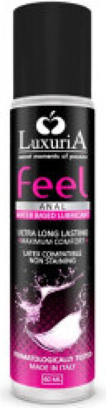 Intimateline - Luxuria Feel Anal vannbasert glidemiddel 60 Ml