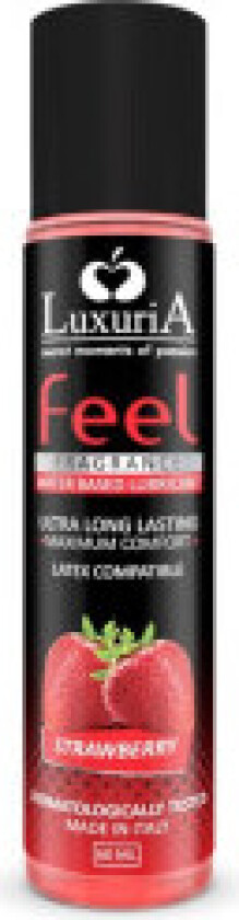 Intimateline - Luxuria Feel Strawberry vannbasert glidemiddel 60 Ml