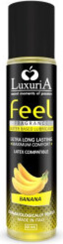 Intimateline - Luxuria Feel Banana Vannbasert glidemiddel 60 Ml