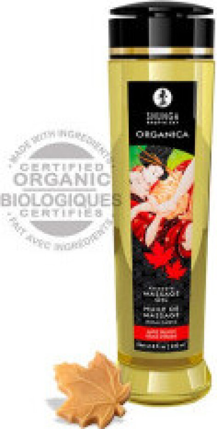 Shunga - Økologisk massasjeolje Maple Delight 240 Ml