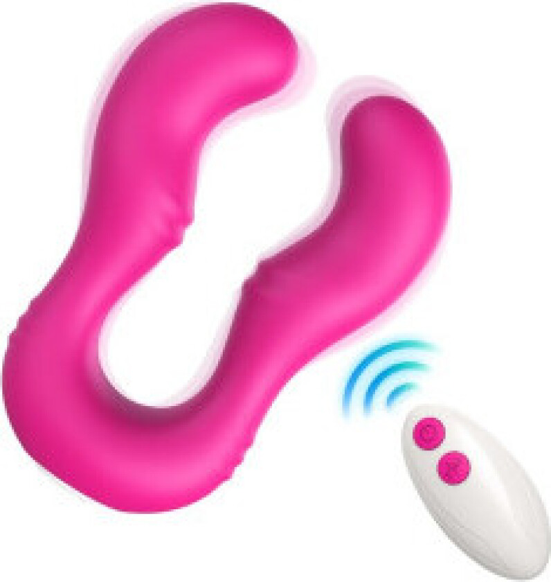 Armony - Seraph Vibrator Dobbel fjernkontroll Fuchsia
