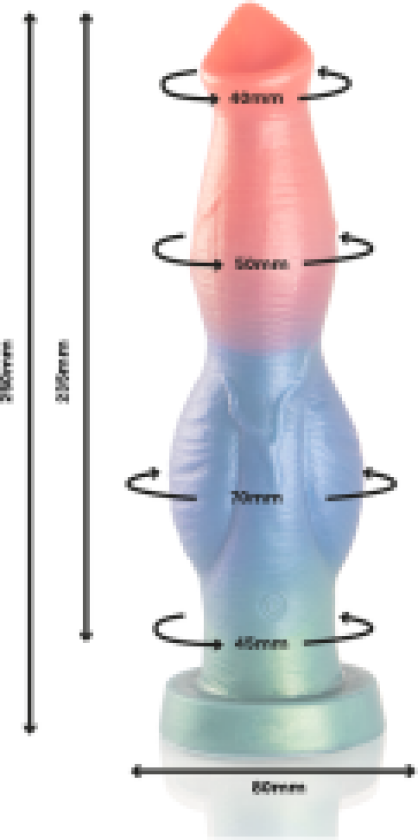 - Arion Dildo Symphony Of Pleasure oppladbar fjernkontroll