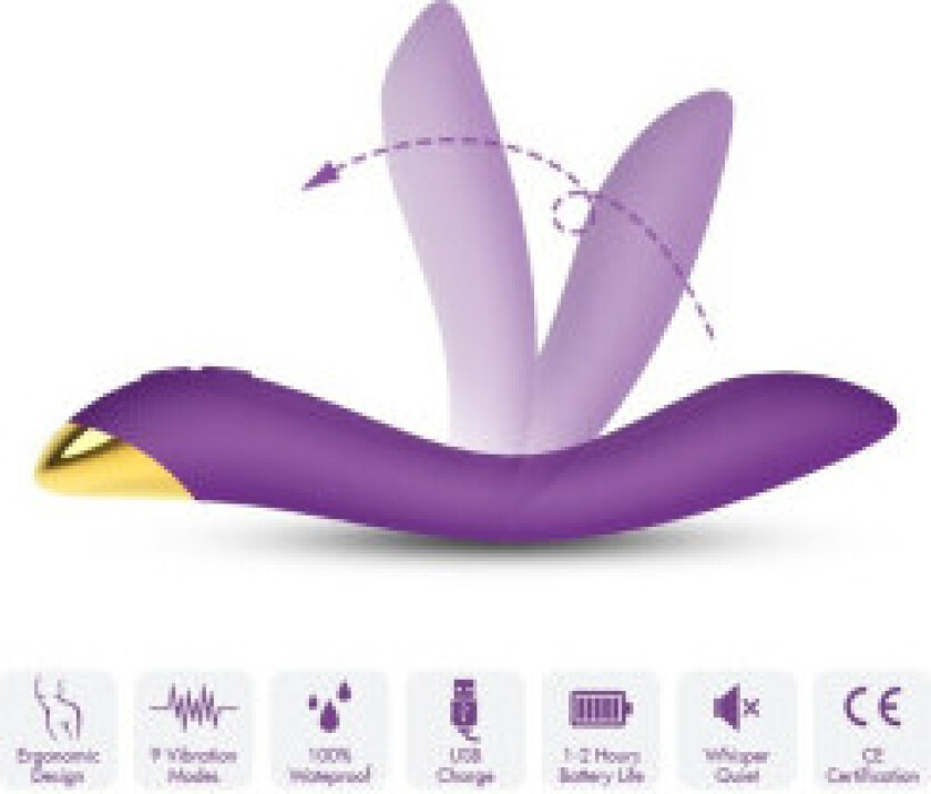 Armony - Flamingo Vibrator Multiposition Lilla