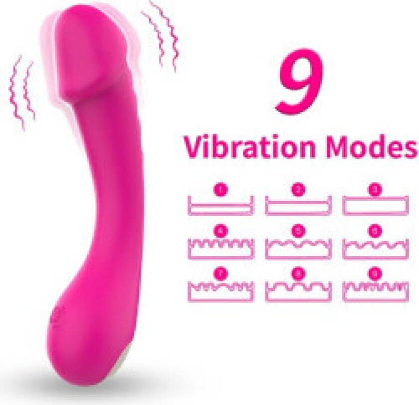 Armony - Dildo Vibrator G-Spot Silikon Fuchsia