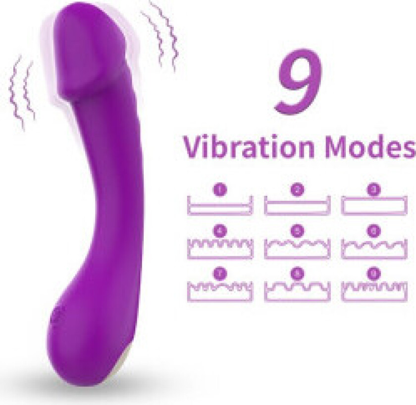 Armony - Dildo Vibrator G-Spot Silikon Lilla