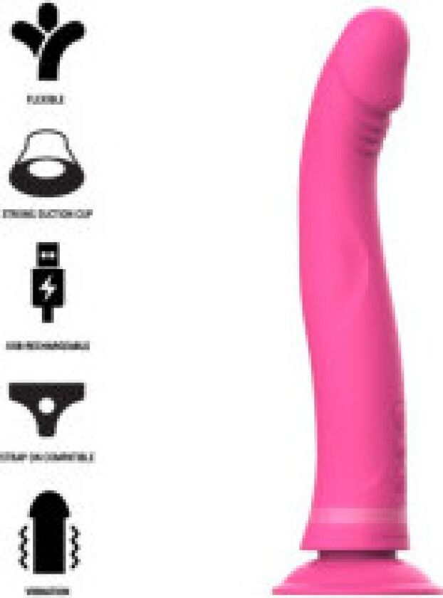 Intense - Michelangelo Pink Silikon Vibrator Dildo