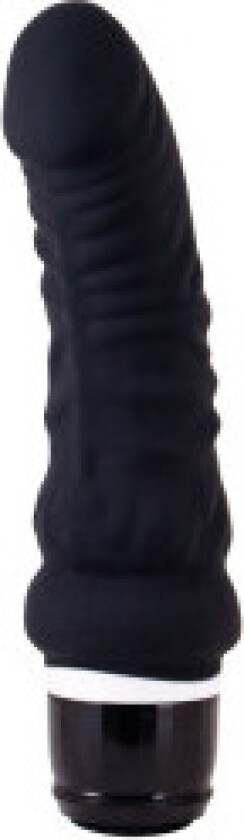 - Svart oppladbar vibrator 7V 18 cm modell 2