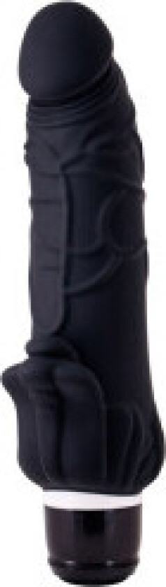 - Svart oppladbar vibrator 7V 18 cm modell 1