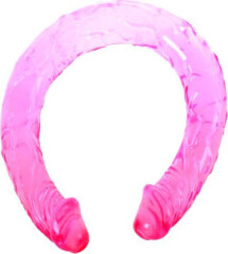 Baile - Rosa Double Dong 44,5 Cm