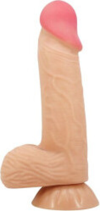 Pretty Love - Sliding Skin Series Realistisk dildo med glidende hud sugekopp 20,6 cm