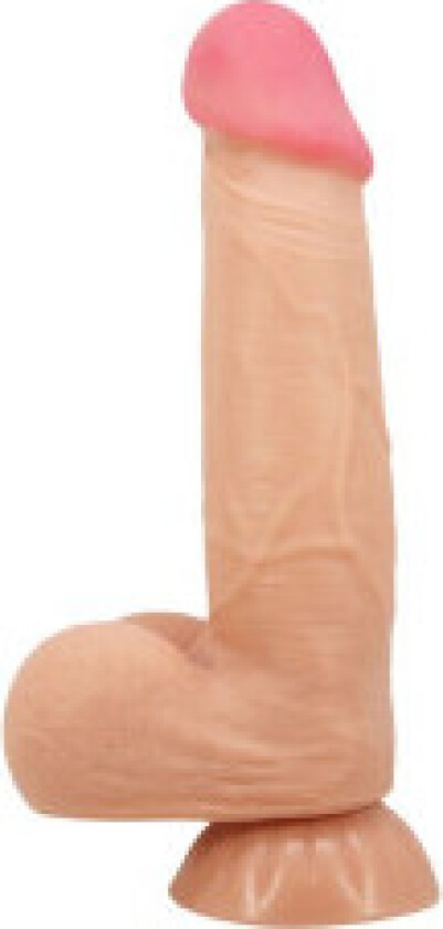 Pretty Love - Sliding Skin Series Realistisk dildo med glidende hud sugekopp 21,8 cm