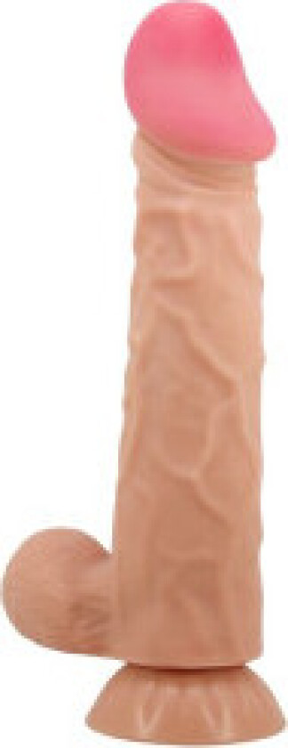 Pretty Love - Sliding Skin Series Realistisk dildo med glidende hud sugekopp 24 Cm