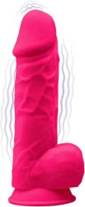 - Model 1 Realistic Penis Vibrator Silikon Premium Silexpan Fuchsia 21,5 Cm