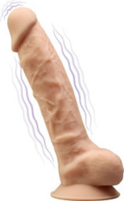 - Model 1 Realistic Penis Vibrator Silikon Premium Silexpan 20 Cm