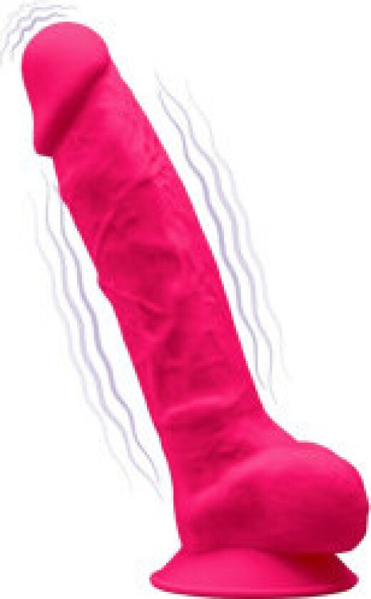 - Model 1 Realistic Penis Vibrator Silikon Premium Silexpan Fuchsia 20 Cm