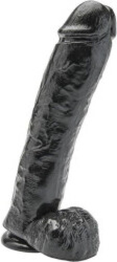 - Dildo 28 Cm With Balls Black