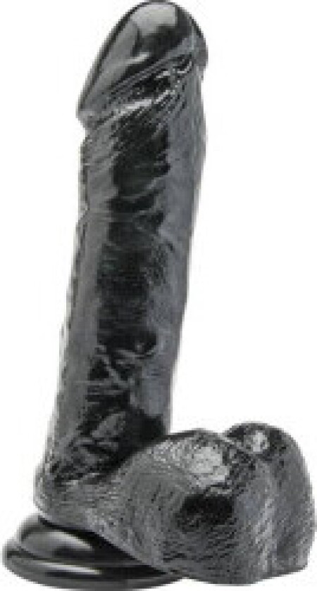 - Dildo 18 Cm With Balls Black