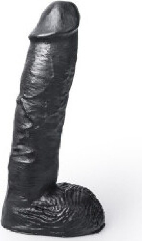 - Realistisk Dildo Svart Farge Mikke 24 Cm