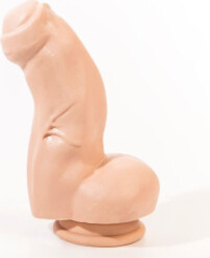Rosa rom - Nestor Realistic Dildo Flesh 16,5 Cm