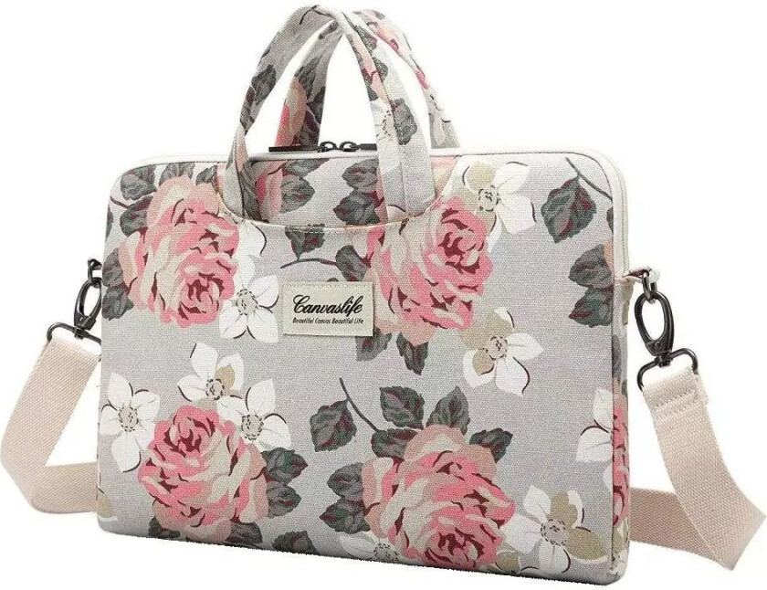 Briefcase Veske Til MacBook / PC 15-16" - White Rose