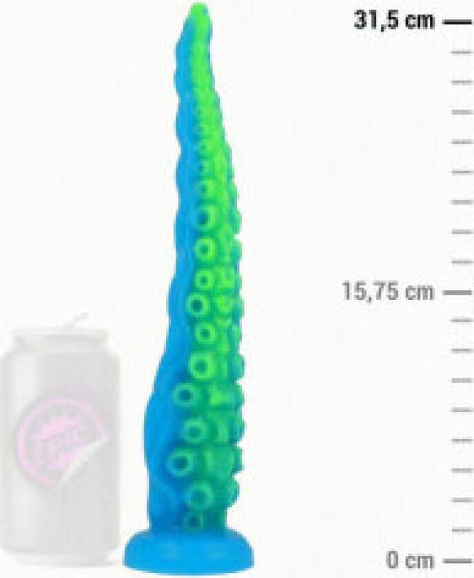 - Scylla Fluorescent Thin Tentacle Dildo Large Size