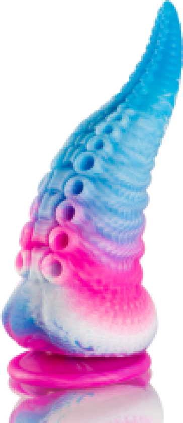 - Phorcys Blue Tentacle Dildo Stor størrelse