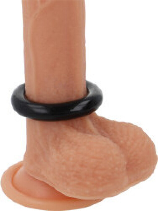 - Super fleksibel og motstandsdyktig penisring 4,5 cm svart