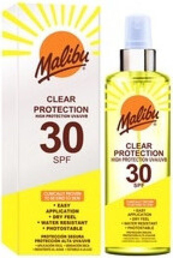- Clear Protection Spray SPF30 - Waterproof sunscreen spray 250ml