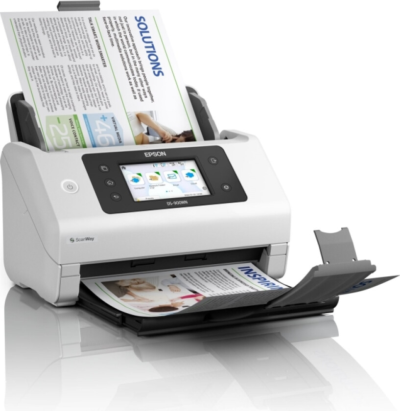 Workforce Ds-900Wn - Dokumentskanner - Dupleks - A4/Legal - 600 Dpi X 600 Dpi - Inntil 70 Spm (Mono) / Inntil 70 Spm (Farge) - Adf (100 Ark) -