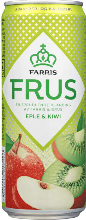 Frus Eple&Kiwi 0,33l boks