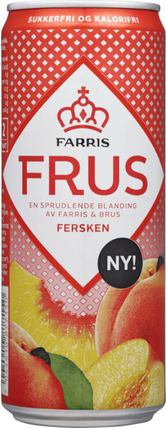 Frus Fersken 0,33l boks
