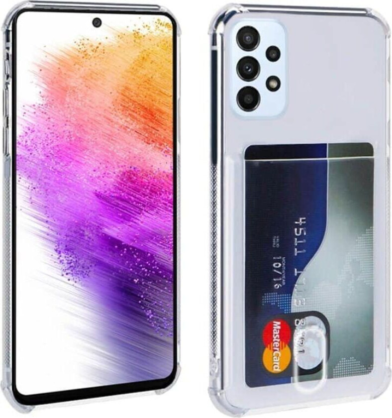 Silikondeksel med kort Samsung Galaxy A73 5G