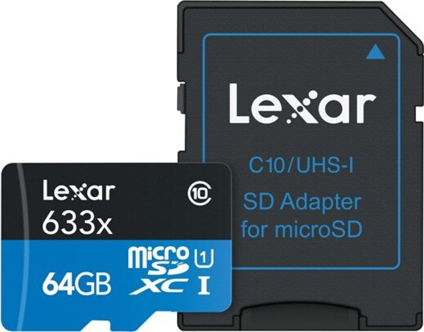 High Performance MicroSDXC C10 - 64GB